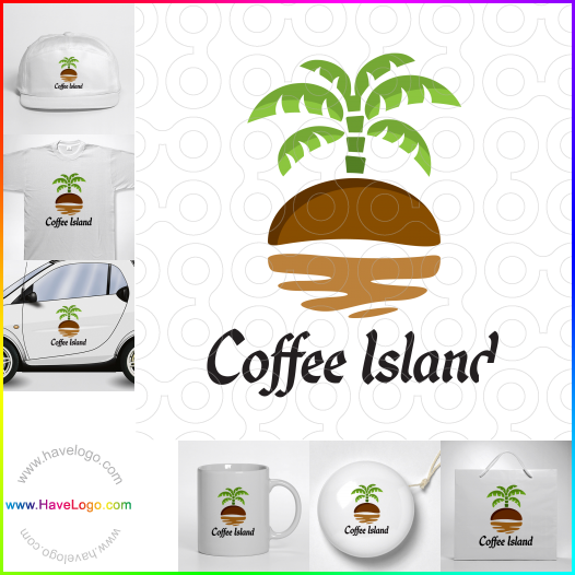 このコーヒー豆のロゴデザインを購入する - 23478