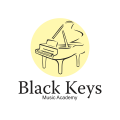 логотип пианино