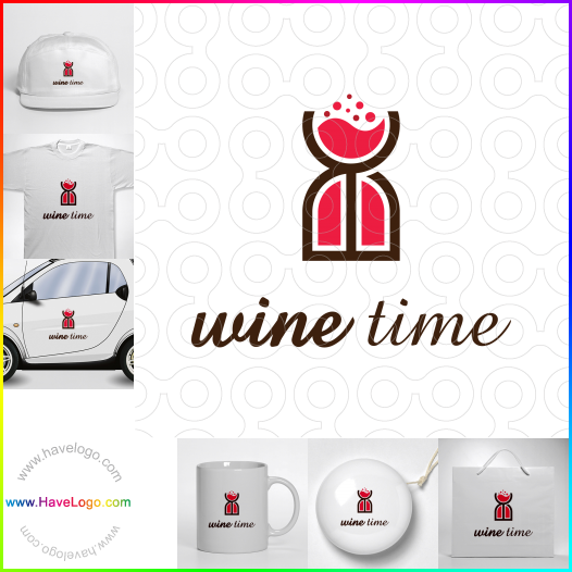 логотип виноградник - 48952
