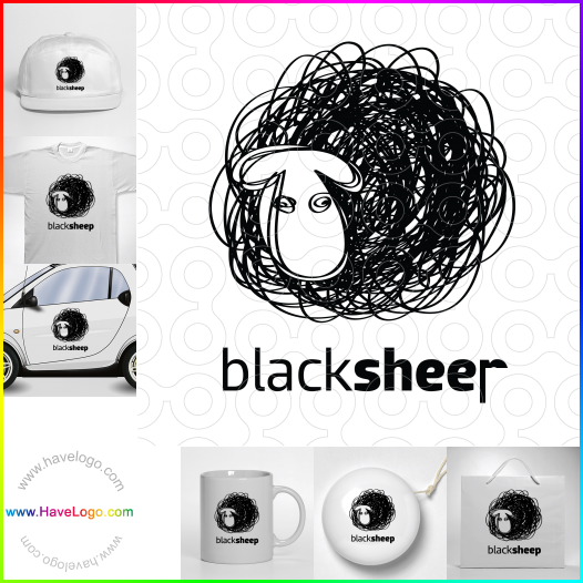 логотип черная овца - ID:55608