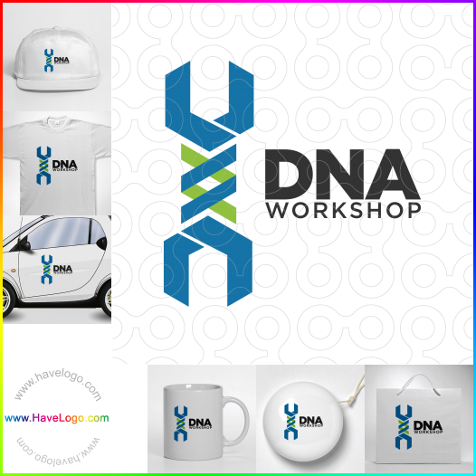 このDNAワークショップのロゴデザインを購入する - 67363