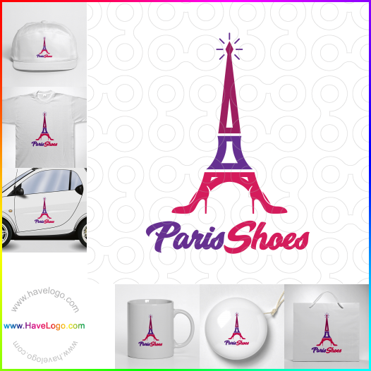 購買此巴黎鞋logo設計64916