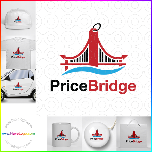 このプライスブリッジのロゴデザインを購入する - 63665