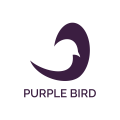 логотип Фиолетовая птица