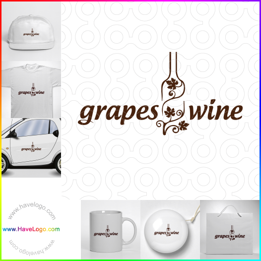 логотип вино - 34196