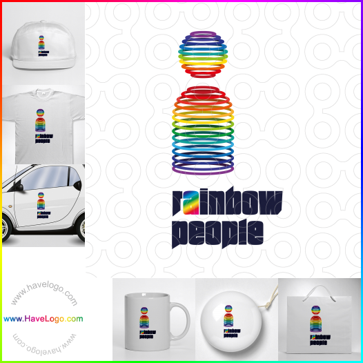 購買此彩虹logo設計26925