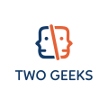 兩個極客Logo
