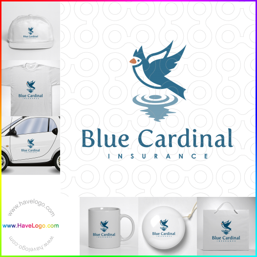 логотип Синий кардинал - 62116