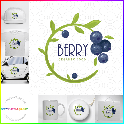 購買此藍莓logo設計63964