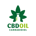 CBD油大麻Logo