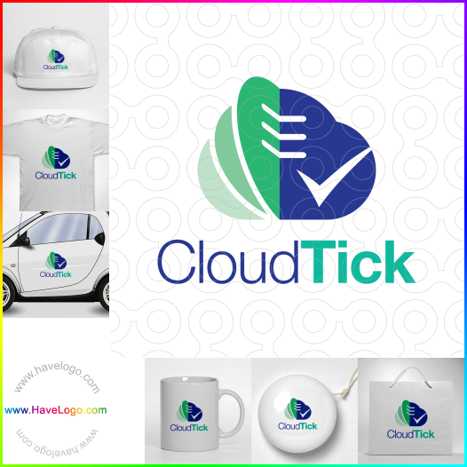 логотип Cloud Tick - 65294