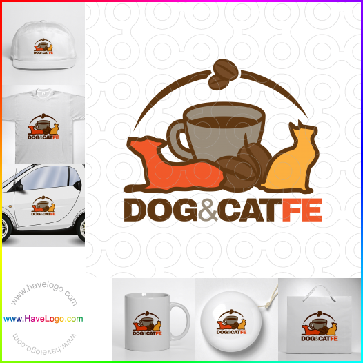 логотип Dog & Catfe - 63286
