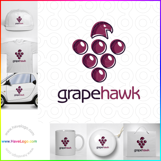 buy  Grape Hawk  logo 61238