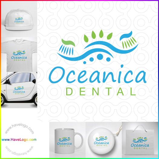 このOceanica Dentalのロゴデザインを購入する - 63814