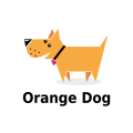 логотип Оранжевая собака
