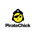  Pirate Chick  Logo