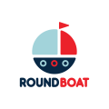 логотип Круглая лодка