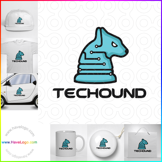 このTech Houndのロゴデザインを購入する - 61315