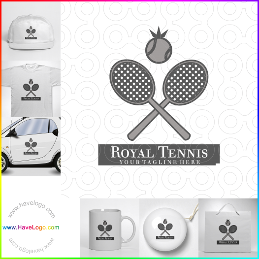 このテニスクラブのロゴデザインを購入する - 7557