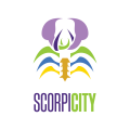 логотип Скорпион