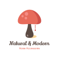 логотип Естественный и современный
