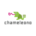логотип хамелеон
