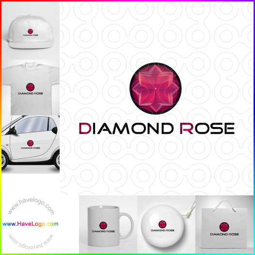 購買此玫瑰logo設計40609