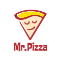 外賣比薩餅店Logo