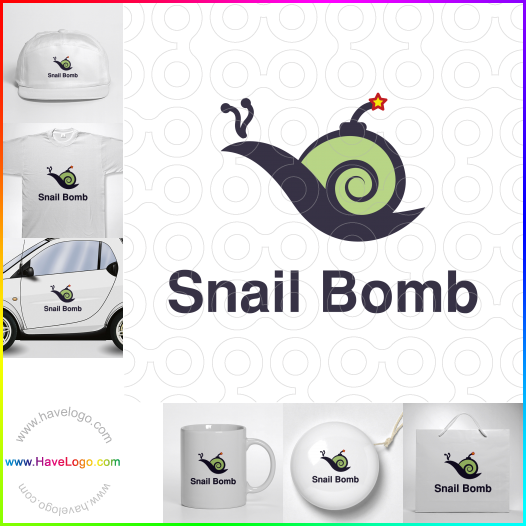 buy  snail bomb  logo 63509