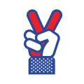 логотип палец
