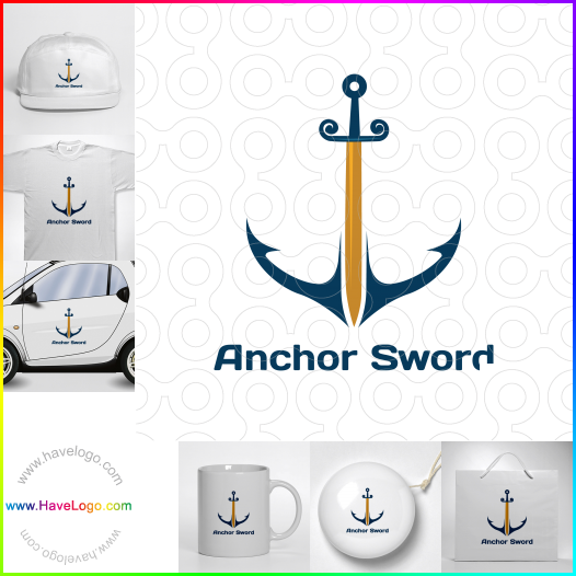 Anchor Sword logo 65887