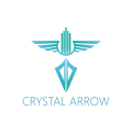  Crystal Arrow  logo