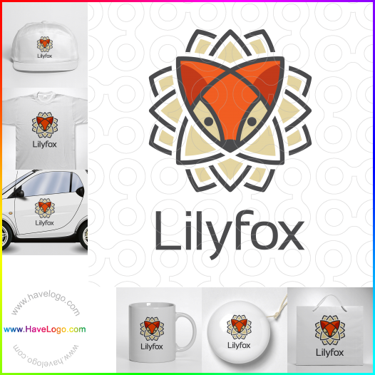 このLilyfoxのロゴデザインを購入する - 61768