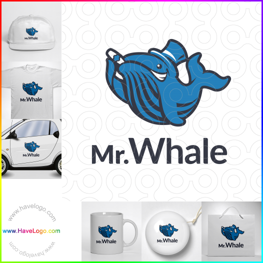 购买此Whale先生logo设计62653