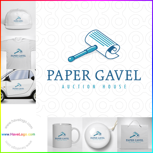 Papier Gavel logo 62170