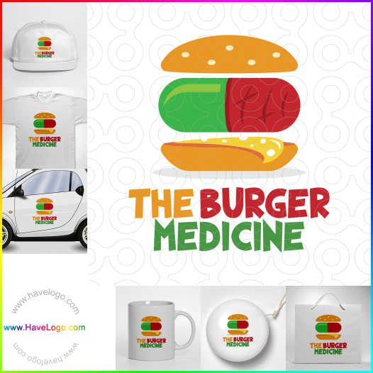 логотип Медицина для бургеров - 61148