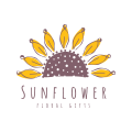 логотип цветочный уголок