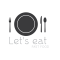 логотип тарелка