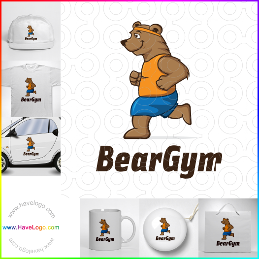 логотип медведь - 8829