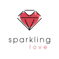 閃閃發光的愛Logo