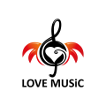 Logo музыкальный магазин
