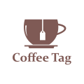 логотип Кофейный тэг