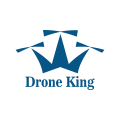 無人機的國王Logo