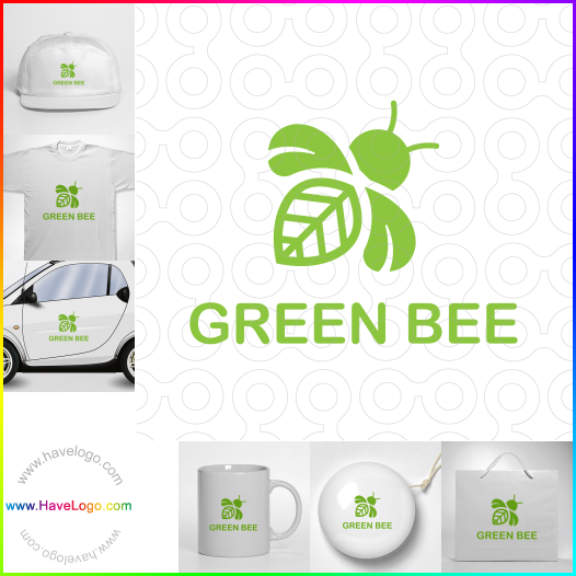 Grüne Biene logo 64405