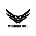 午夜的貓頭鷹Logo