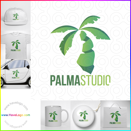 логотип Студия Пальмы - 65860