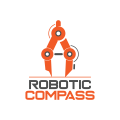 логотип Роботизированный компас
