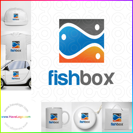 логотип корм для рыб - 39987