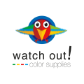 логотип ребенок птица