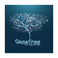 логотип снег